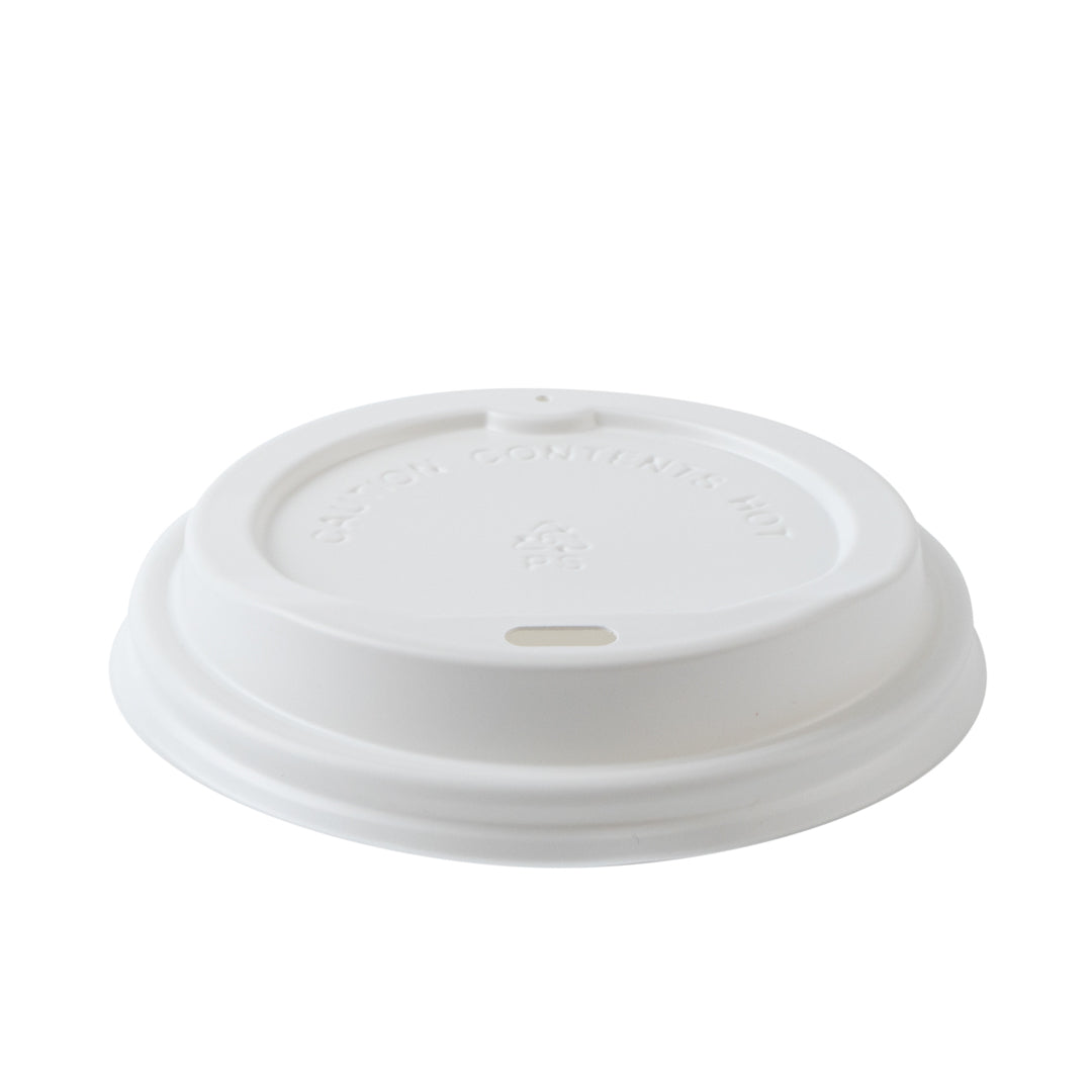 Restpresso 8 oz Light Purple Paper Ripple Wall Coffee Cup - with White Lid - 3 1/2" x 3 1/2" x 4" - 20 count box