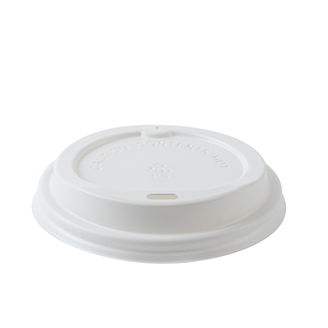 Restpresso 16 oz Yellow Paper Ripple Wall Coffee Cup - with White Lid - 3 1/2" x 3 1/2" x 6 1/4" - 20 count box