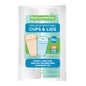 Restpresso 16 oz Light Green Paper Ripple Wall Coffee Cup - with White Lid - 3 1/2" x 3 1/2" x 6 1/4" - 20 count box