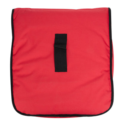 Delivery Tek Red Pizza Bag - Holds 3-18" or 4-16", Insulated - 17 1/2" x 20" x 7 1/2" - 1 count box