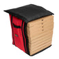Delivery Tek Red Pizza Bag - Holds 10-18", Insulated - 19" x 19" x 23" - 1 count box