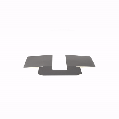 Pastry Tek Black Paper Pastry / Cake Box - with Window - 7" x 6" x 4" - 100 count box