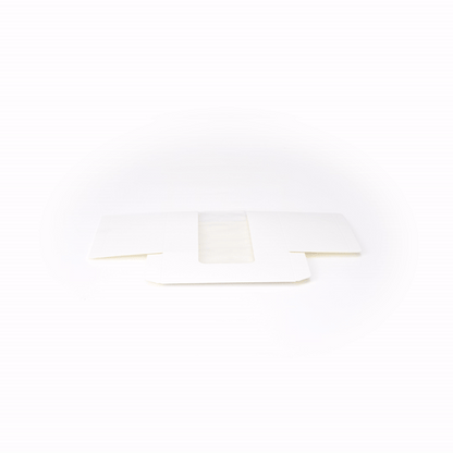 Pastry Tek White Paper Pastry / Cake Box - with Window - 7" x 6" x 4" - 100 count box