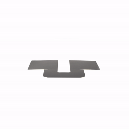 Pastry Tek Black Paper Pastry / Cake Box - with Window - 6 1/4" x 6 1/4" x 3 1/4" - 100 count box