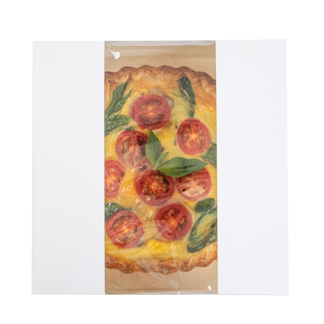 Pastry Tek White Paper Pastry / Cake Box - with Window - 6 1/4" x 6 1/4" x 3 1/4" - 100 count box