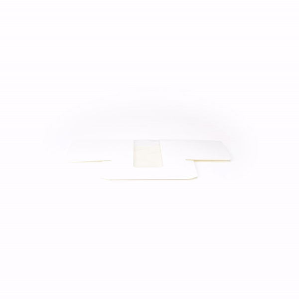 Pastry Tek White Paper Pastry / Cake Box - with Window - 6 1/4" x 6 1/4" x 3 1/4" - 100 count box
