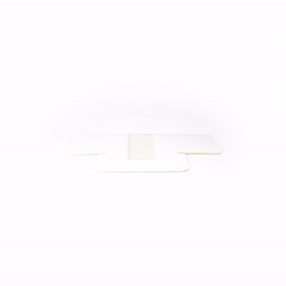 Pastry Tek White Paper Pastry / Cake Box - with Window - 6 1/4" x 6 1/4" x 3 1/4" - 100 count box
