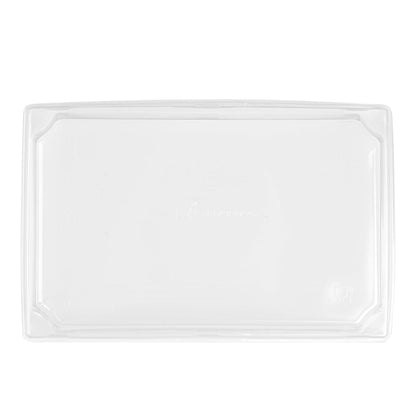 Matsuri Vision Clear Plastic Lid - Fits Medium Sushi Tray - 100 count box
