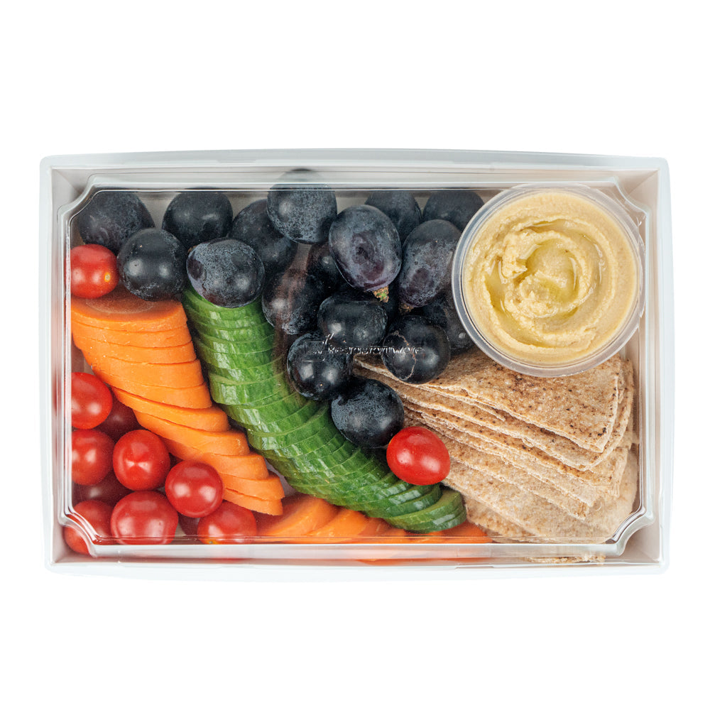 Matsuri Vision Rectangle White Paper Large Sushi Tray - 9" x 6" x 1 1/2" - 100 count box