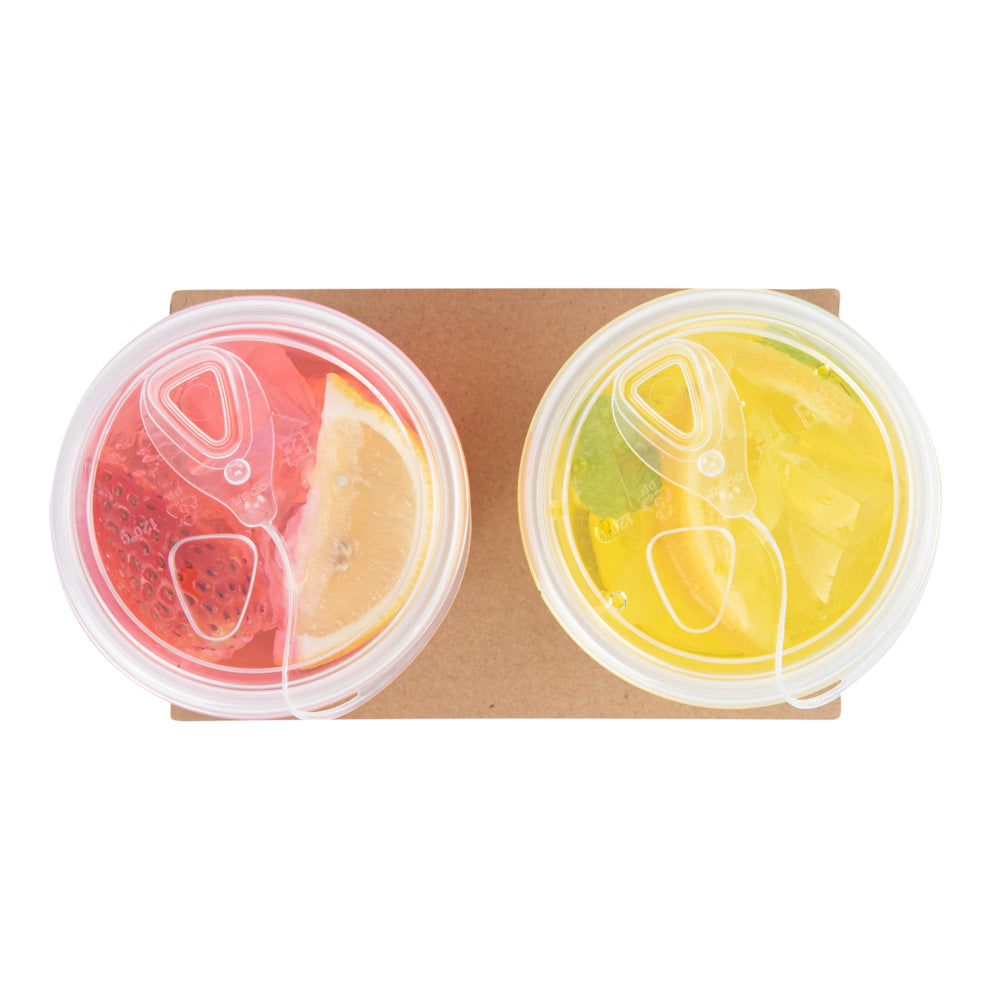 Saving Nature Kraft Paper Convertible Drink Carrier - Fits 2 or 4 Cups - 8 1/2" x 6 1/2" x 1 1/2" - 100 count box