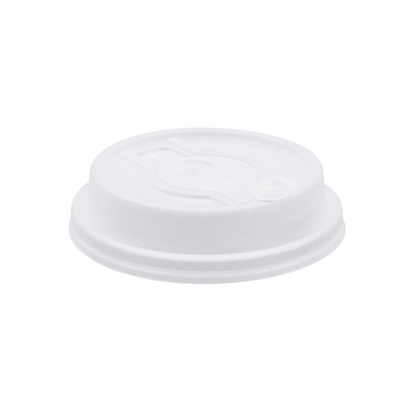Restpresso Clear Plastic 2-in-1 Straw or Sippy Coffee Cup Lid - with Detachable Double Plug, Fits 8, 12, 16 and 20 oz - 500 count box