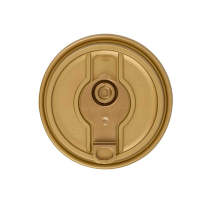 Restpresso Gold Plastic 2-in-1 Straw or Sippy Coffee Cup Lid - with Detachable Double Plug, Fits 8, 12, 16 and 20 oz - 500 count box