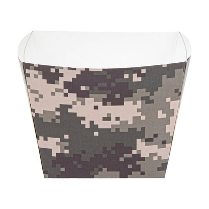Bio Tek Square Camouflage Paper Snack Box - 4 1/4" x 4 1/4" x 3 1/4" - 200 count box