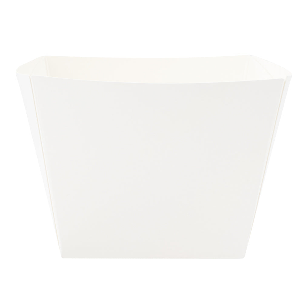 Bio Tek Square White Paper Snack Box - 4 1/4" x 4 1/4" x 3 1/4" - 200 count box