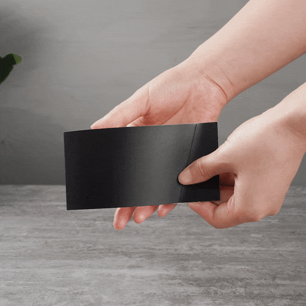 Restpresso Black Paper Coffee Cup Sleeve - with Handle, Fits 12 / 16 / 20 oz Cups - 50 count box
