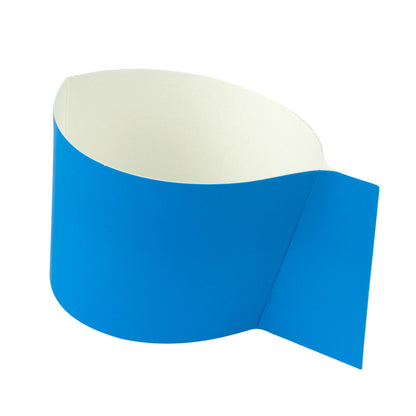 Restpresso Blue Paper Coffee Cup Sleeve - with Handle, Fits 12 / 16 / 20 oz Cups - 50 count box