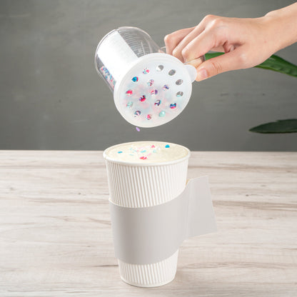 Restpresso Gray Paper Coffee Cup Sleeve - with Handle, Fits 12 / 16 / 20 oz Cups - 1000 count box