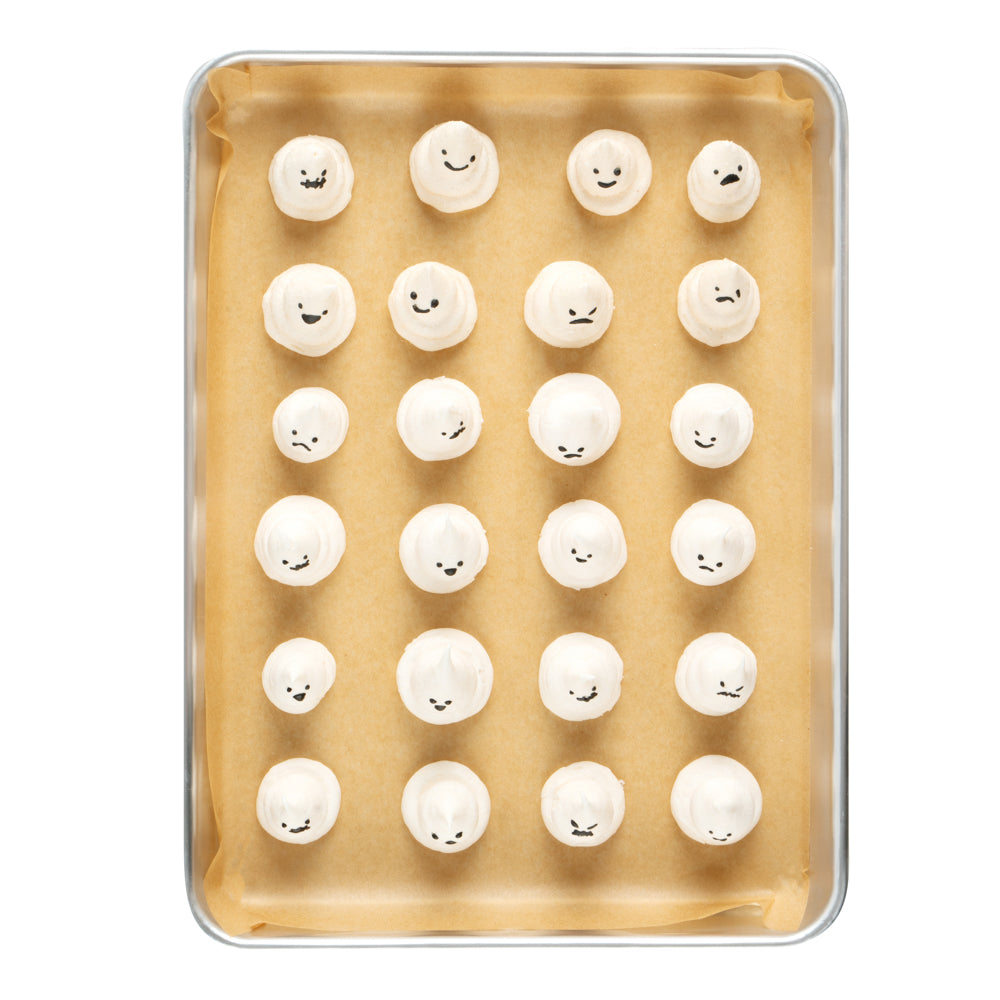 Pastry Tek Unbleached Parchment Paper Quarter Size Sheet Pan Liner - Silicone Coated - 9" x 13" - 1000 count box