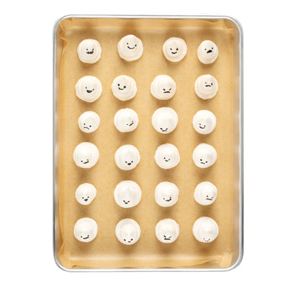 Pastry Tek Unbleached Parchment Paper Quarter Size Sheet Pan Liner - Silicone Coated - 9" x 13" - 1000 count box