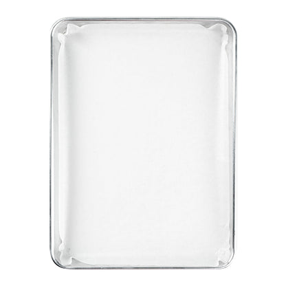 Pastry Tek White Parchment Paper Quarter Size Sheet Pan Liner - Silicone Coated - 9" x 13" - 1000 count box