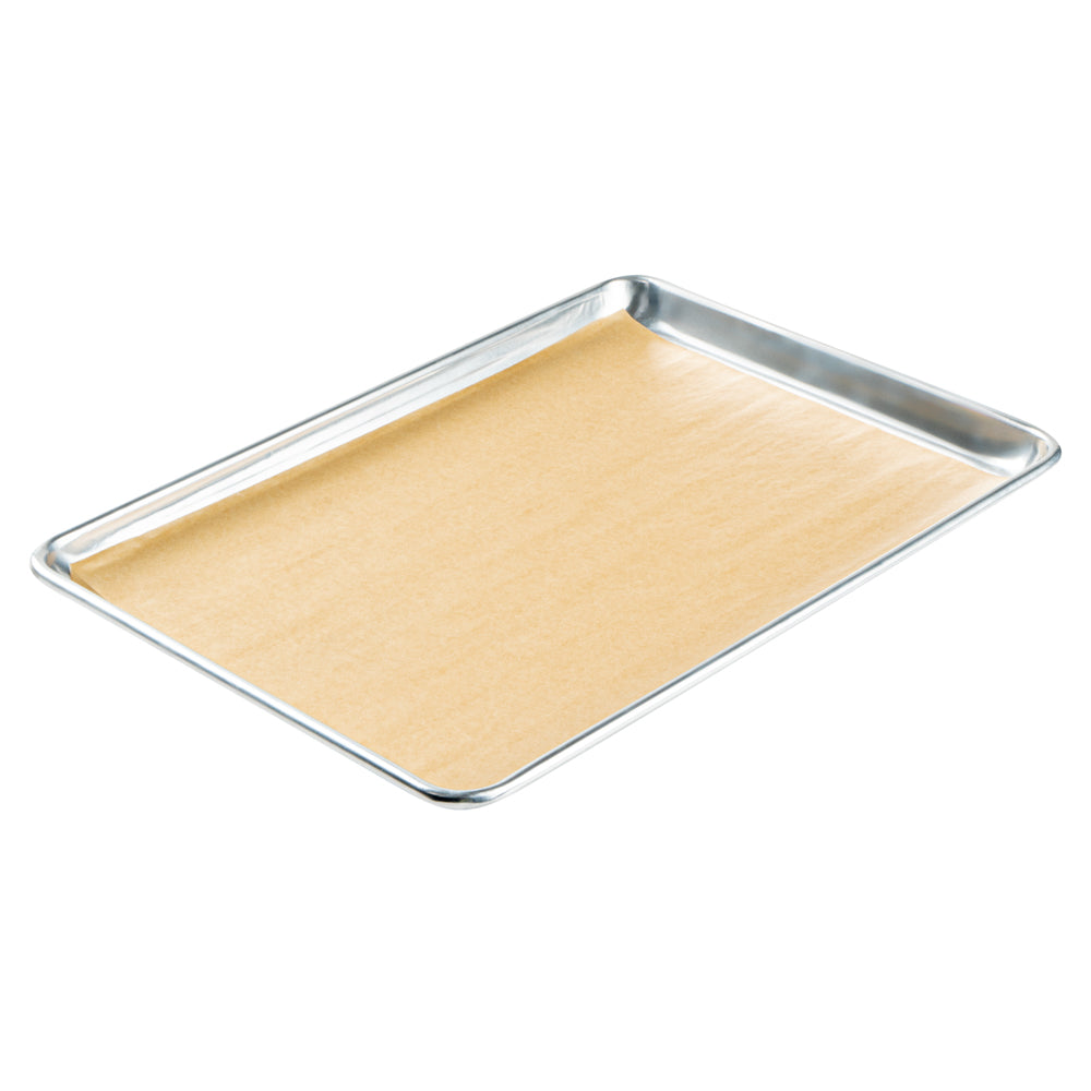 Pastry Tek Unbleached Parchment Paper Half Size Sheet Pan Liner - Silicone Coated - 12" x 16" - 200 count box
