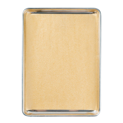 Pastry Tek Unbleached Parchment Paper Half Size Sheet Pan Liner - Silicone Coated - 12" x 16" - 200 count box