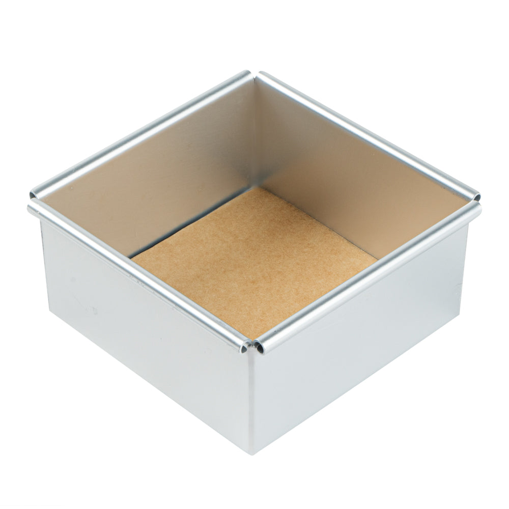 Pastry Tek Unbleached Parchment Paper Baking Sheet - Precut, Silicone Coated - 4" x 4" - 200 count box