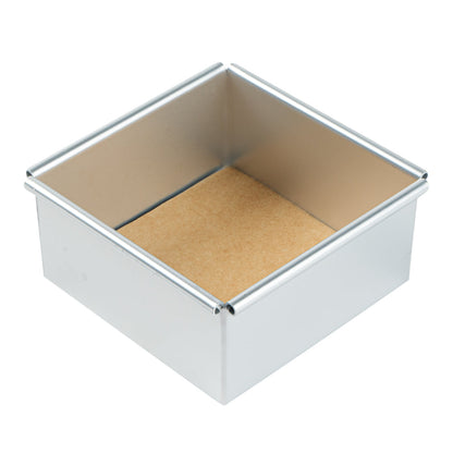 Pastry Tek Unbleached Parchment Paper Baking Sheet - Precut, Silicone Coated - 4" x 4" - 200 count box
