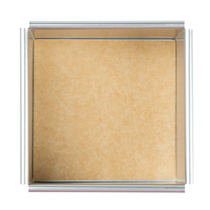 Pastry Tek Unbleached Parchment Paper Baking Sheet - Precut, Silicone Coated - 4" x 4" - 1000 count box