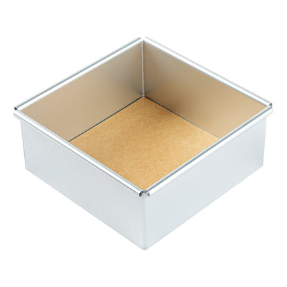 Pastry Tek Unbleached Parchment Paper Baking Sheet - Precut, Silicone Coated, Compostable - 5" x 5" - 1000 count box