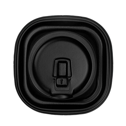 Hip 2 Be Square Black Plastic Sippy Cup Lid - Fits 12, 16 and 22 oz - 25 count box