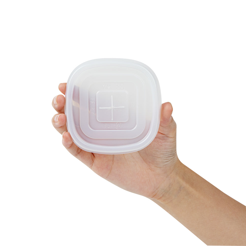Hip 2 Be Square Frosted Plastic Straw Lid - Fits 12, 16 and 22 oz - 25 count box