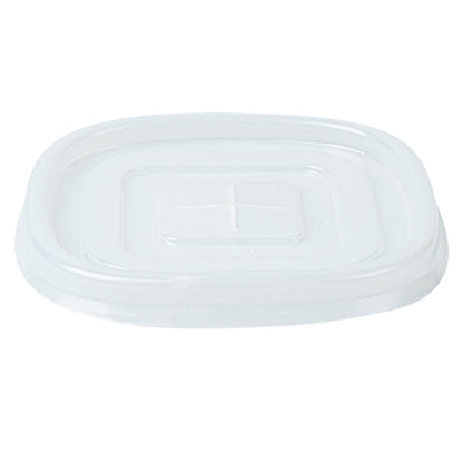 Hip 2 Be Square Frosted Plastic Straw Lid - Fits 12, 16 and 22 oz - 25 count box