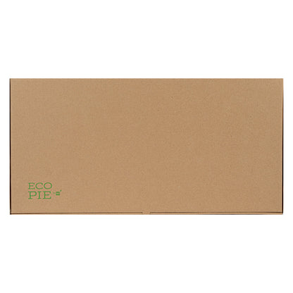 Eco Pie Kraft Paper Corrugated Flatbread Box - 24" x 8" x 2" - 50 count box