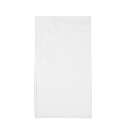 Saving Nature Rectangle White Paper Dinner Napkin - 2-Ply - 17" x 15" - 3000 count box