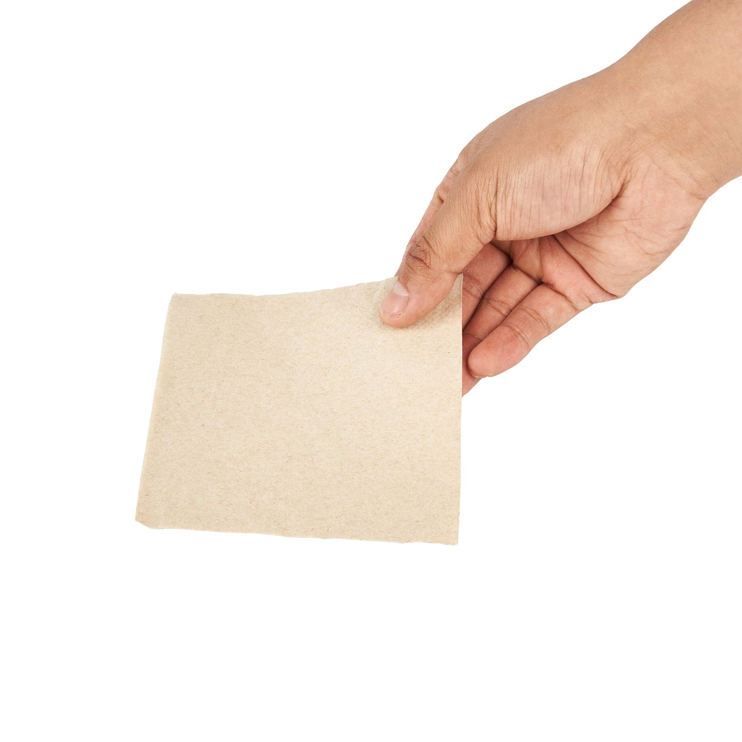 Saving Nature Square Kraft Paper Cocktail Napkin - 1-Ply - 9" x 9" - 500 count box