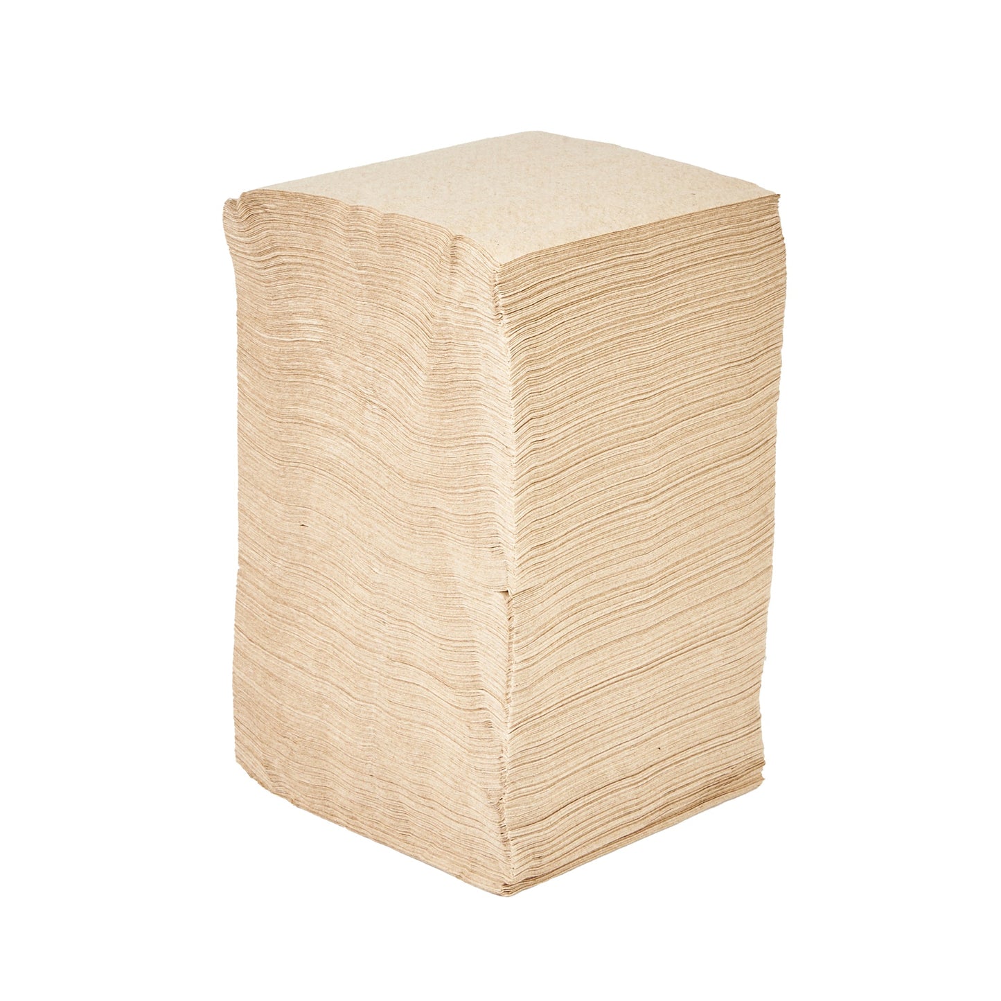 Saving Nature Square Kraft Paper Cocktail Napkin - 1-Ply - 9" x 9" - 500 count box