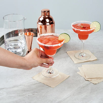 Saving Nature Square Kraft Paper Cocktail Napkin - 1-Ply - 9" x 9" - 4000 count box