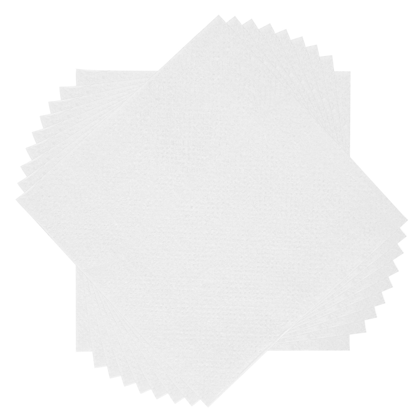 Saving Nature Square White Paper Cocktail Napkin - 1-Ply - 9" x 9" - 500 count box
