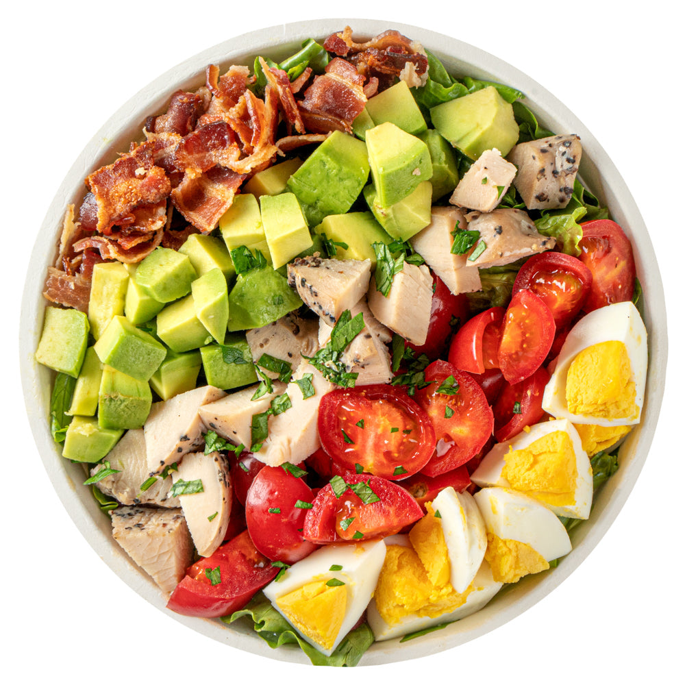 Pulp Safe No PFAS Added 32 oz Round White Sugarcane / Bagasse Salad Bowl - Home Compostable - 7" x 7" x 2 3/4" - 100 count box