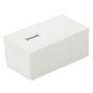 Luxenap Rectangle Silver Letter I White Paper Linen-Feel Guest Towel / Napkin - Air Laid, Sans Serif Font - 15 3/4" x 8" - 50 count box