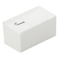 Luxenap Rectangle Silver Letter J White Paper Linen-Feel Guest Towel / Napkin - Air Laid, Sans Serif Font - 15 3/4" x 8" - 2000 count box