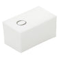 Luxenap Rectangle Silver Letter O White Paper Linen-Feel Guest Towel / Napkin - Air Laid, Sans Serif Font - 15 3/4" x 8" - 2000 count box