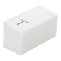 Luxenap Rectangle Silver Letter T White Paper Linen-Feel Guest Towel / Napkin - Air Laid, Sans Serif Font - 15 3/4" x 8" - 50 count box
