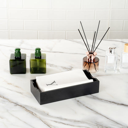 Luxenap Rectangle Silver Letter Y White Paper Linen-Feel Guest Towel / Napkin - Air Laid, Sans Serif Font - 15 3/4" x 8" - 2000 count box