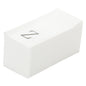 Luxenap Rectangle Silver Letter Z White Paper Linen-Feel Guest Towel / Napkin - Air Laid, Sans Serif Font - 15 3/4" x 8" - 2000 count box