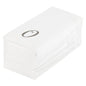Luxenap Rectangle Silver Letter O White Paper Linen-Feel Guest Towel / Napkin - Air Laid, Cursive Font - 15 3/4" x 8" - 2000 count box