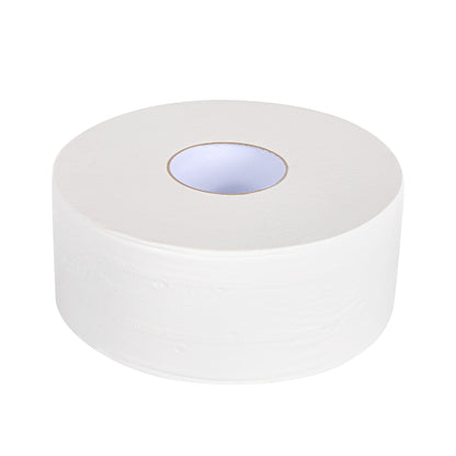 Clean Tek Professional White Toilet Paper Roll - 3-Ply - 655' x 3 3/4" - 1 count box