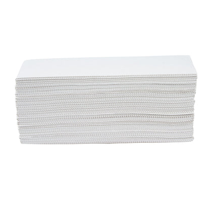 Clean Tek Professional White C-Fold Paper Towel - 1-Ply - 11 1/2" x 9 1/2" - 2400 count box