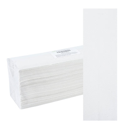 Clean Tek Professional White C-Fold Paper Towel - 1-Ply - 11 1/2" x 9 1/2" - 200 count box